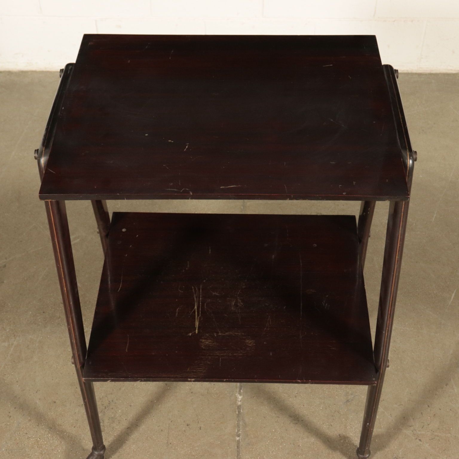 photo furniture Tv Support Wood Italy 1950s