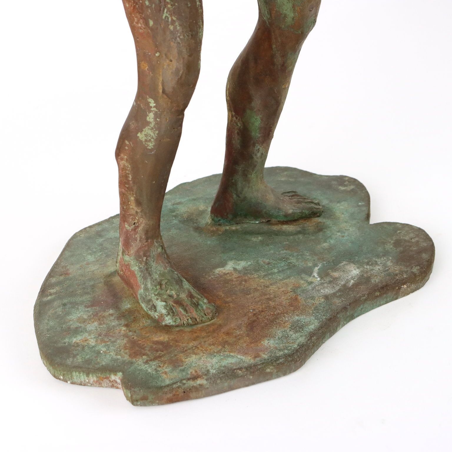 photo furniture Antique Sculpture Mythological Subject Metal Italy XX Century