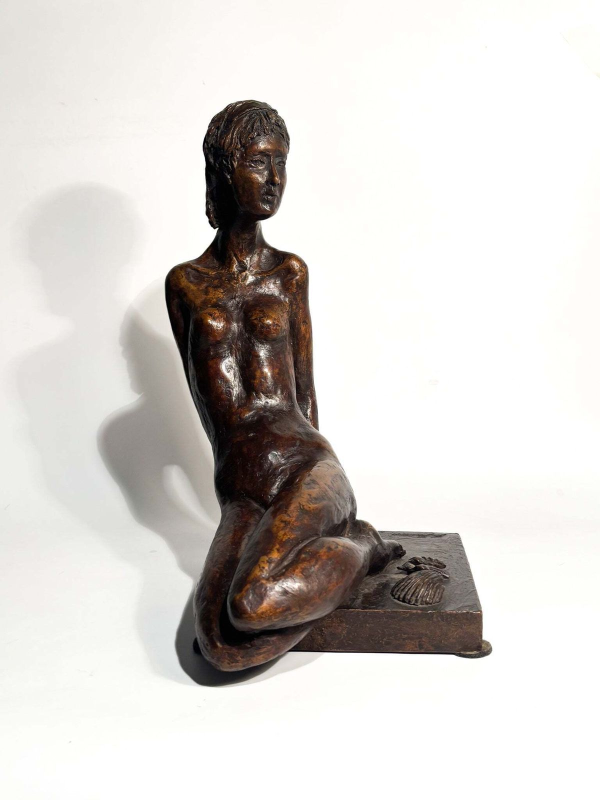 Bronze Sculpture Of A Lady By An Italian Artist From The 1920s