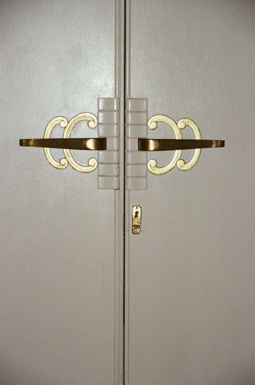 Painted Art Deco Wardrobe