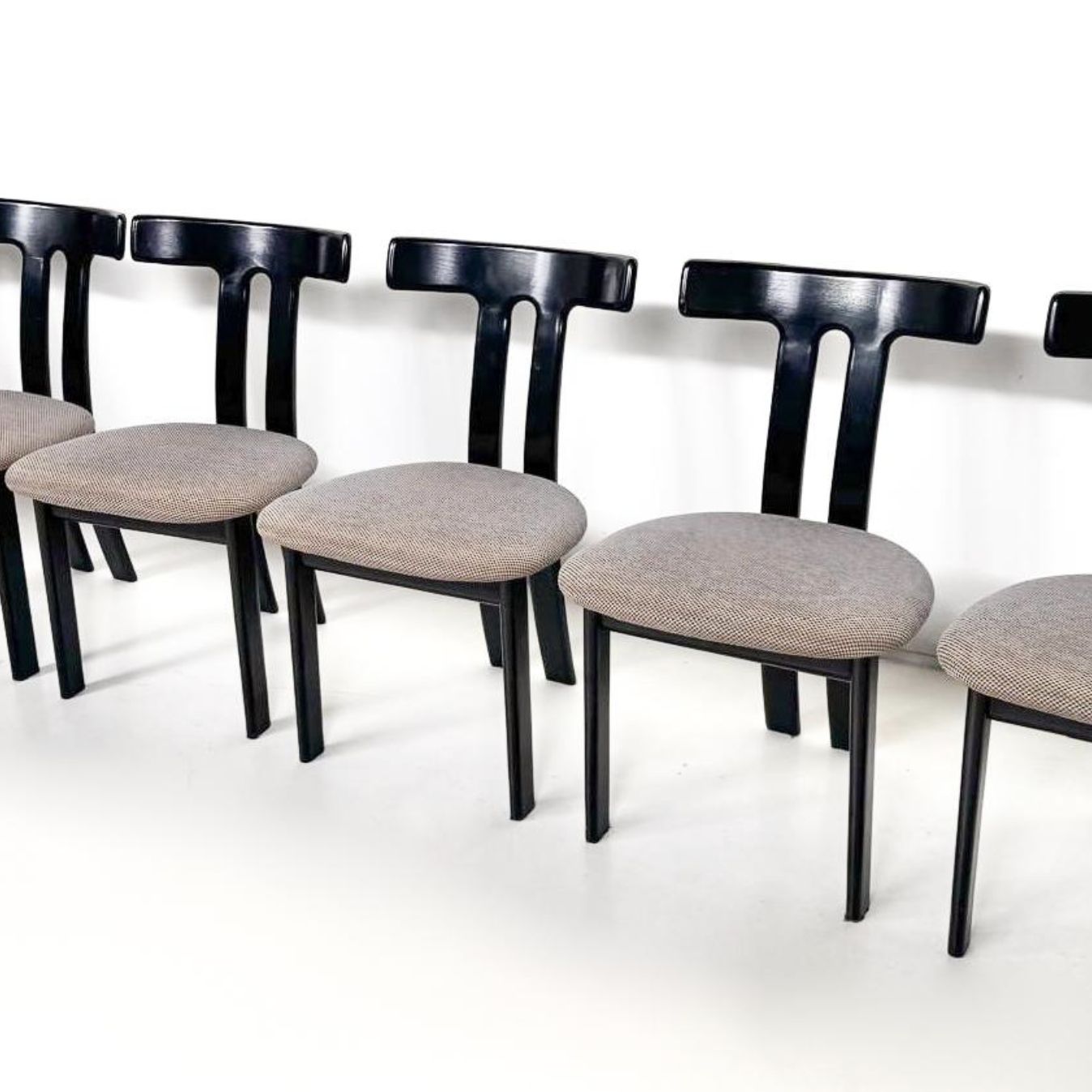 Mid Century Modern Set Of 6 Chairs In The Style Of Luigi Vaghi, 1960s photo 4260.0
