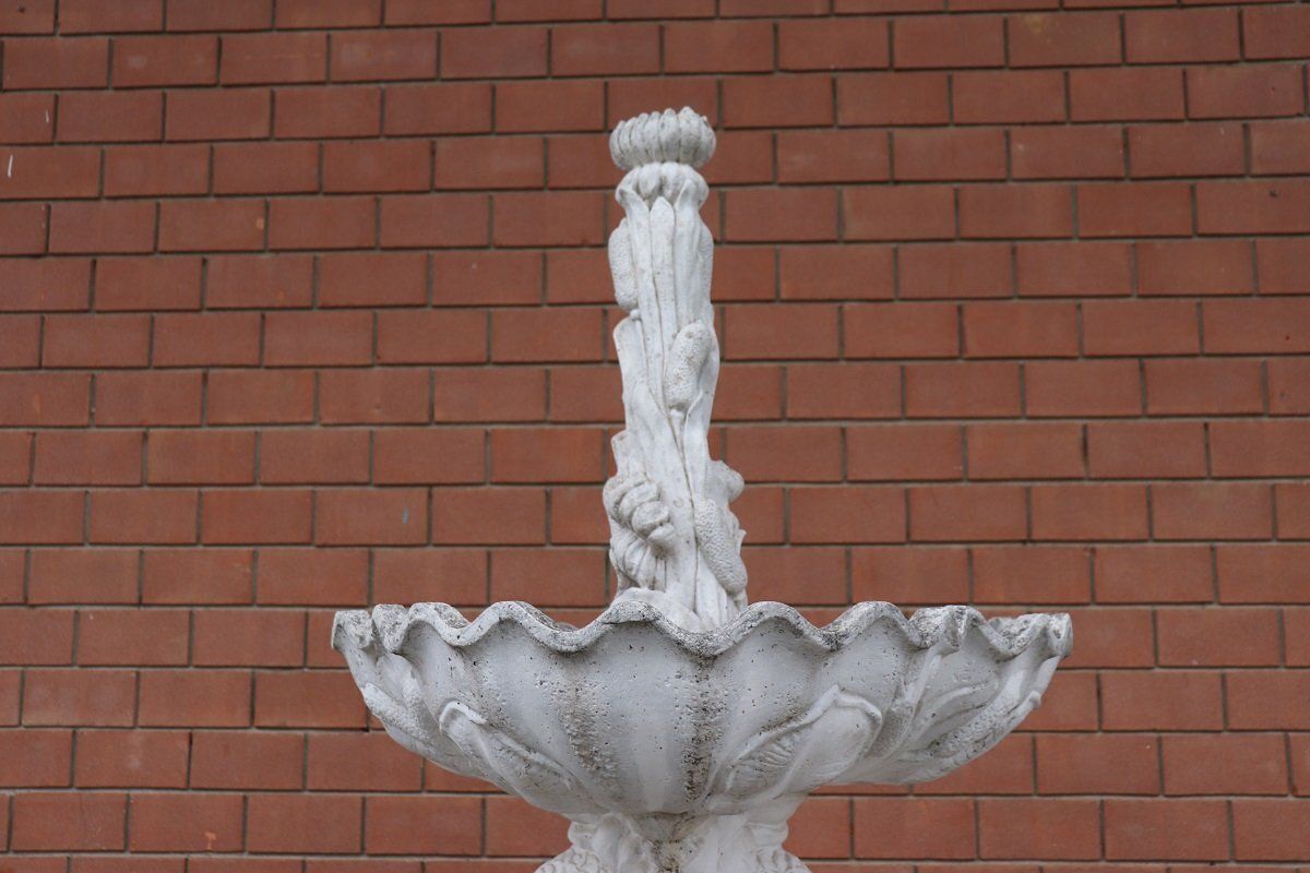 Large Early 20th Century Garden Fountains, Set Of 2 photo furniture
