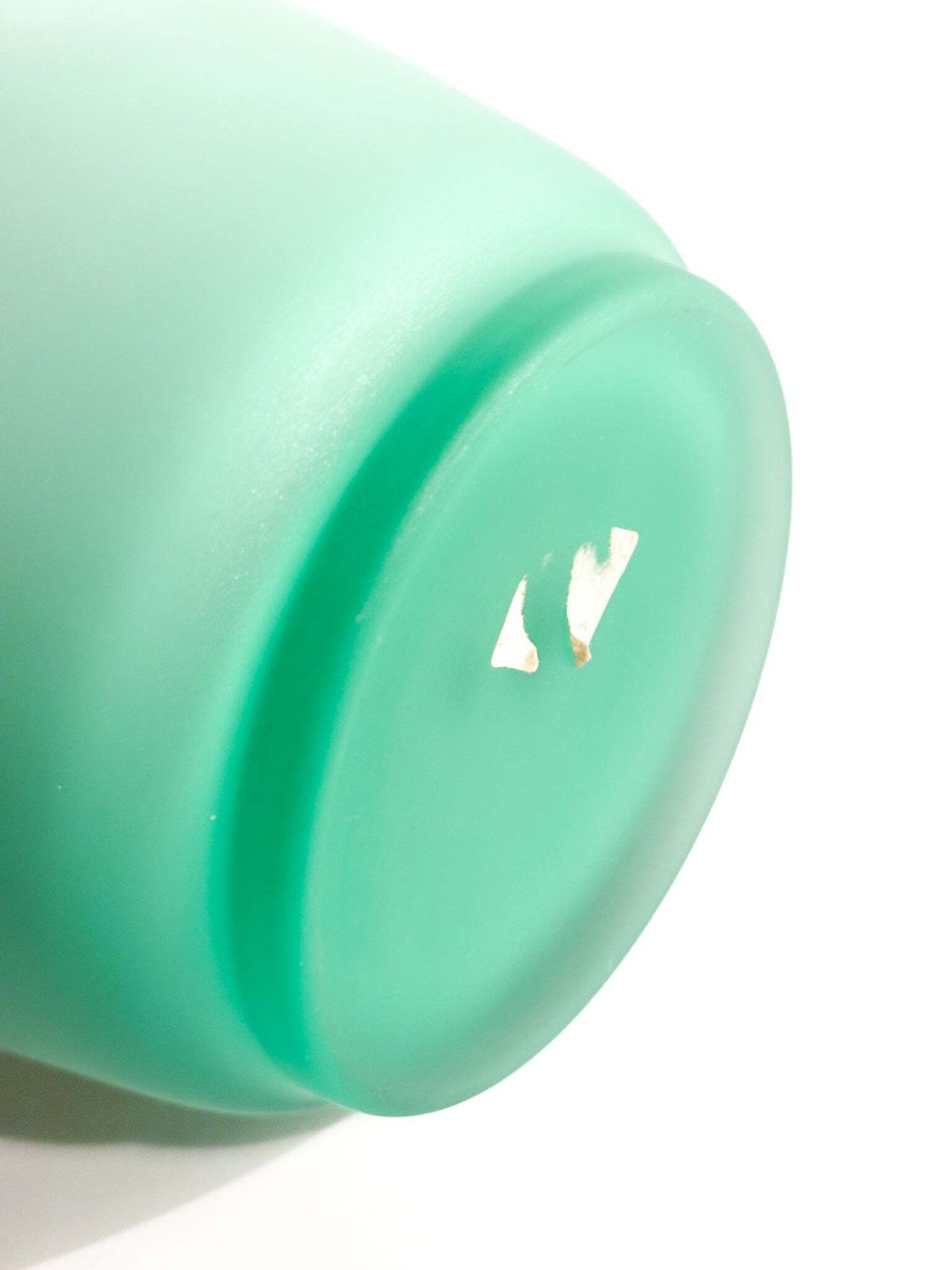 1980s Murano Glass Opaline Vase In Aqua Green photo buy