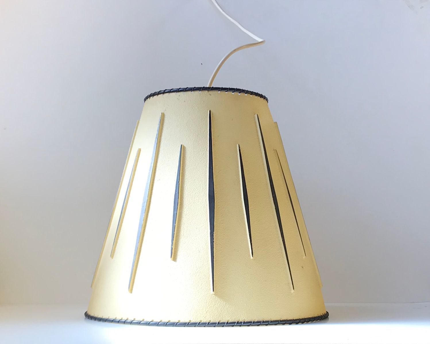 Danish Polyethylene Pendant Light With Arrows, 1950s photo furniture