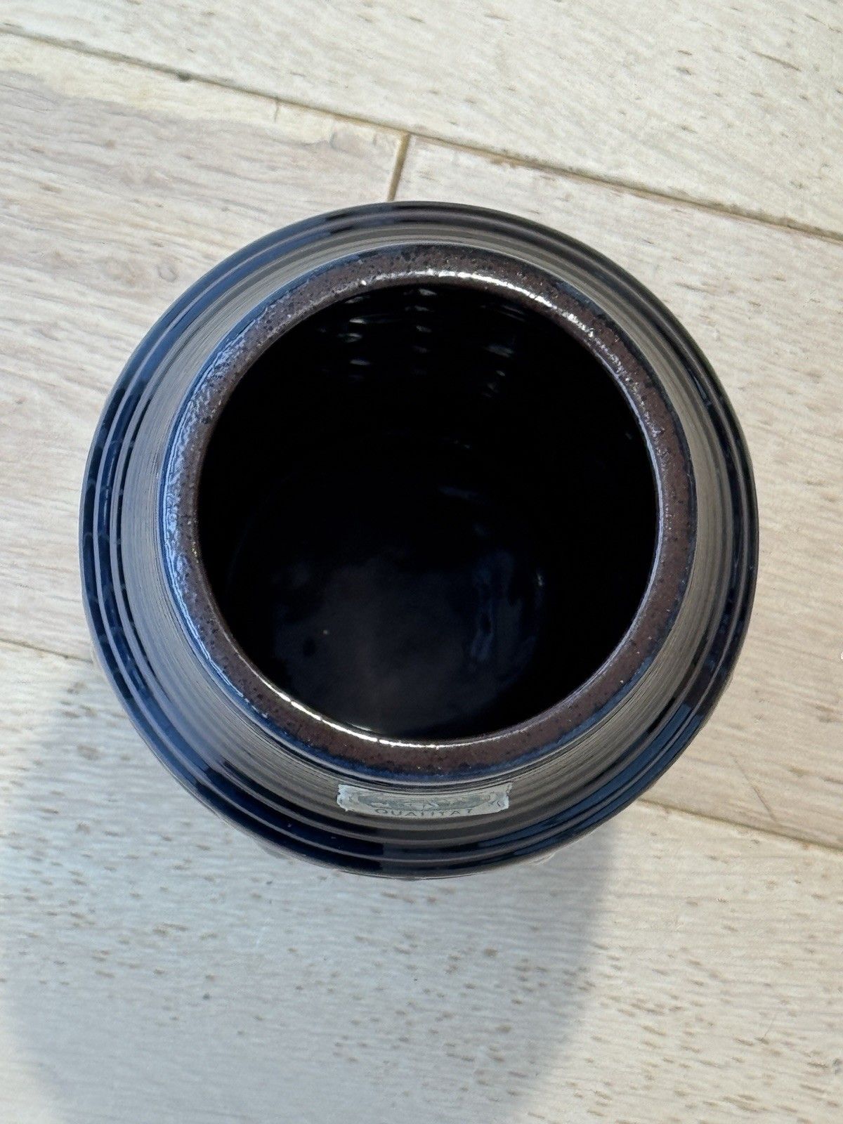 Rare West German Carstens Tonnieshof Large Geometric Fat Lava Vase Model E 3 40 photo buy