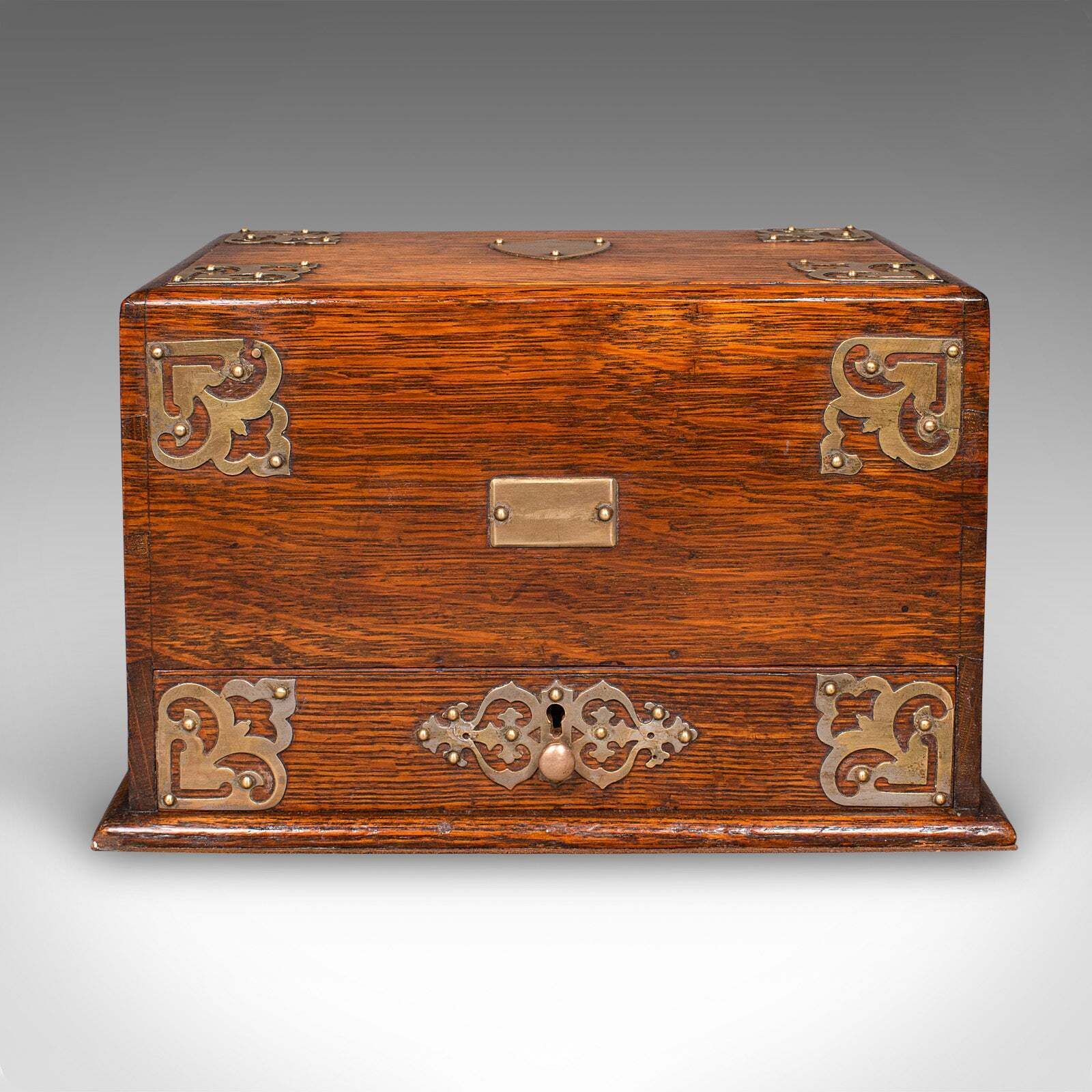 Antique Metamorphic Stationery Case, English Oak Rotating Writing Box, Edwardian photo Home Decor