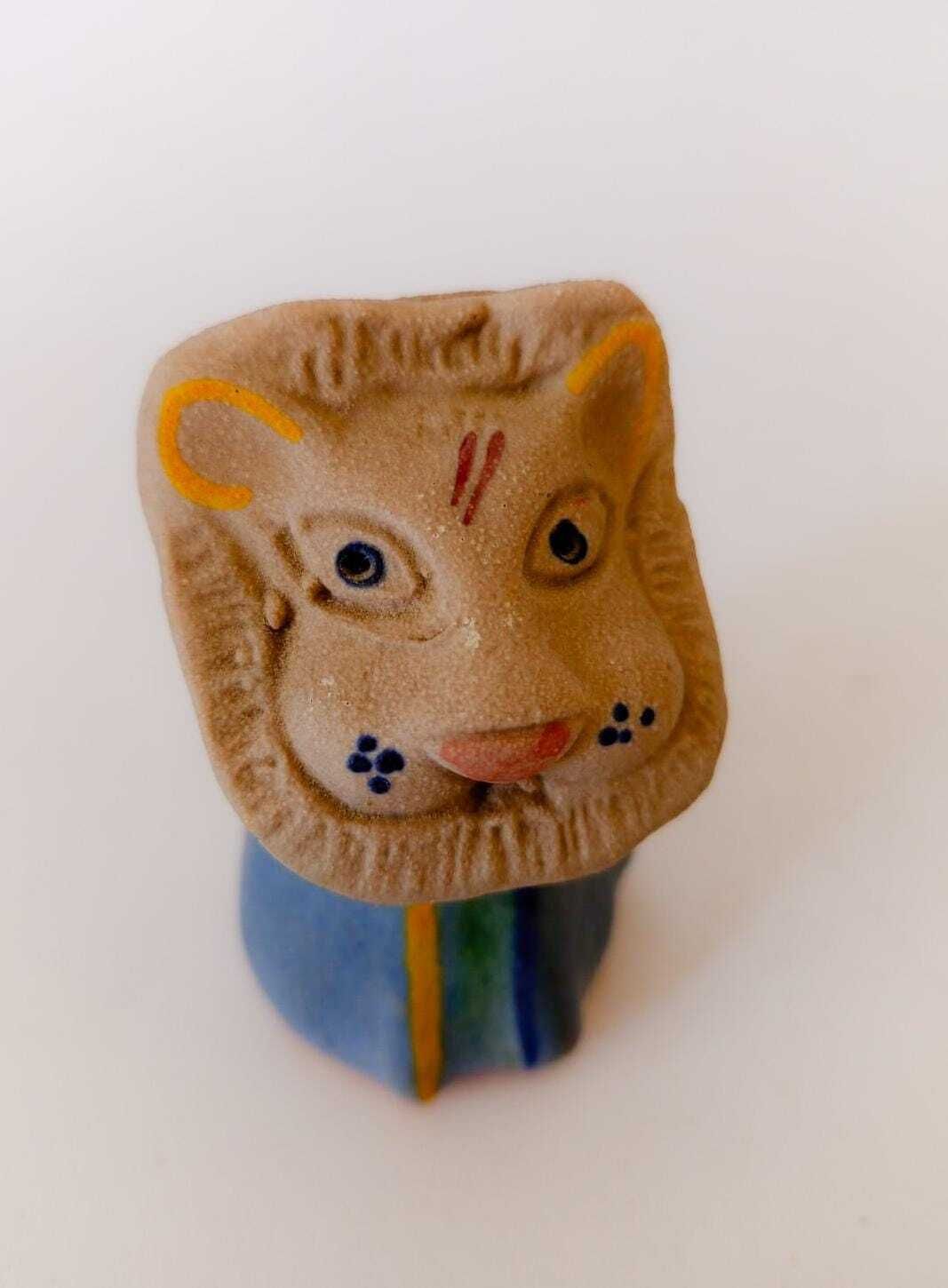 Ceramic Figurine Lion Series The Etruscans Ivo De Santis Rare Vintage Mid Century Modern Bitossi Era photo 180.0