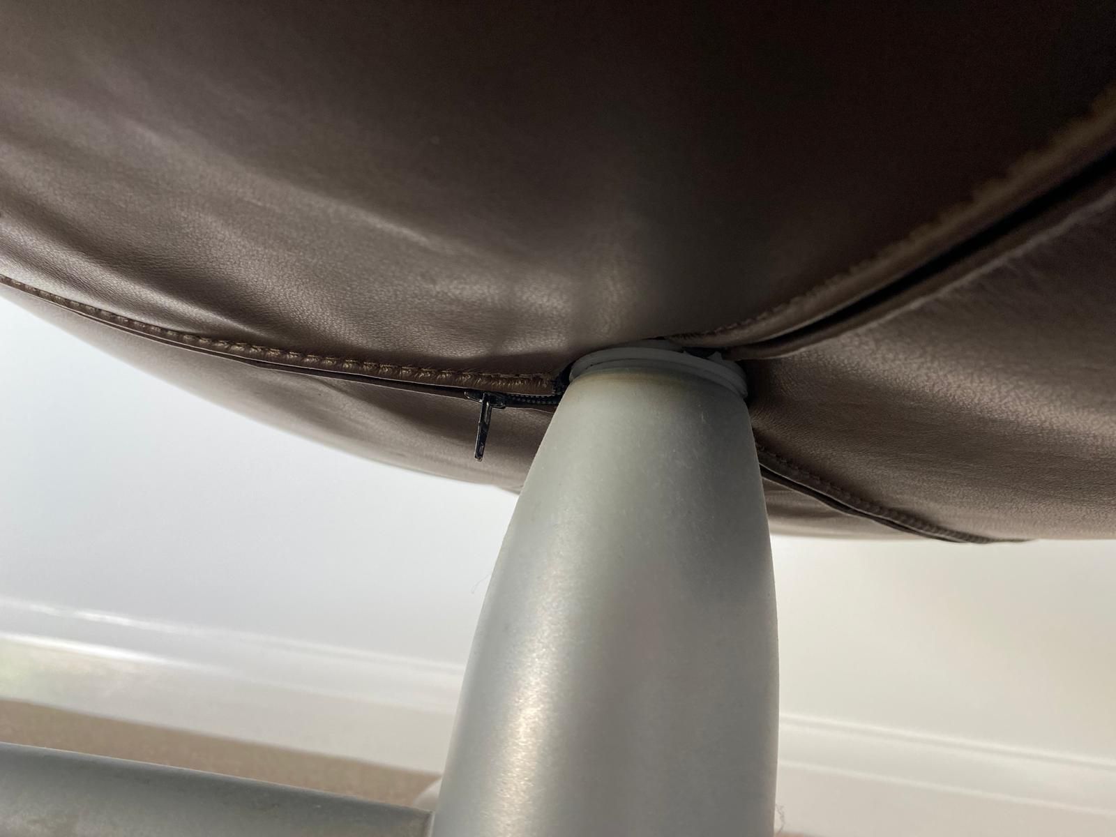 photo furniture Gerard Van Den Berg “Gigi” Leather Swivel Chair From Heals.