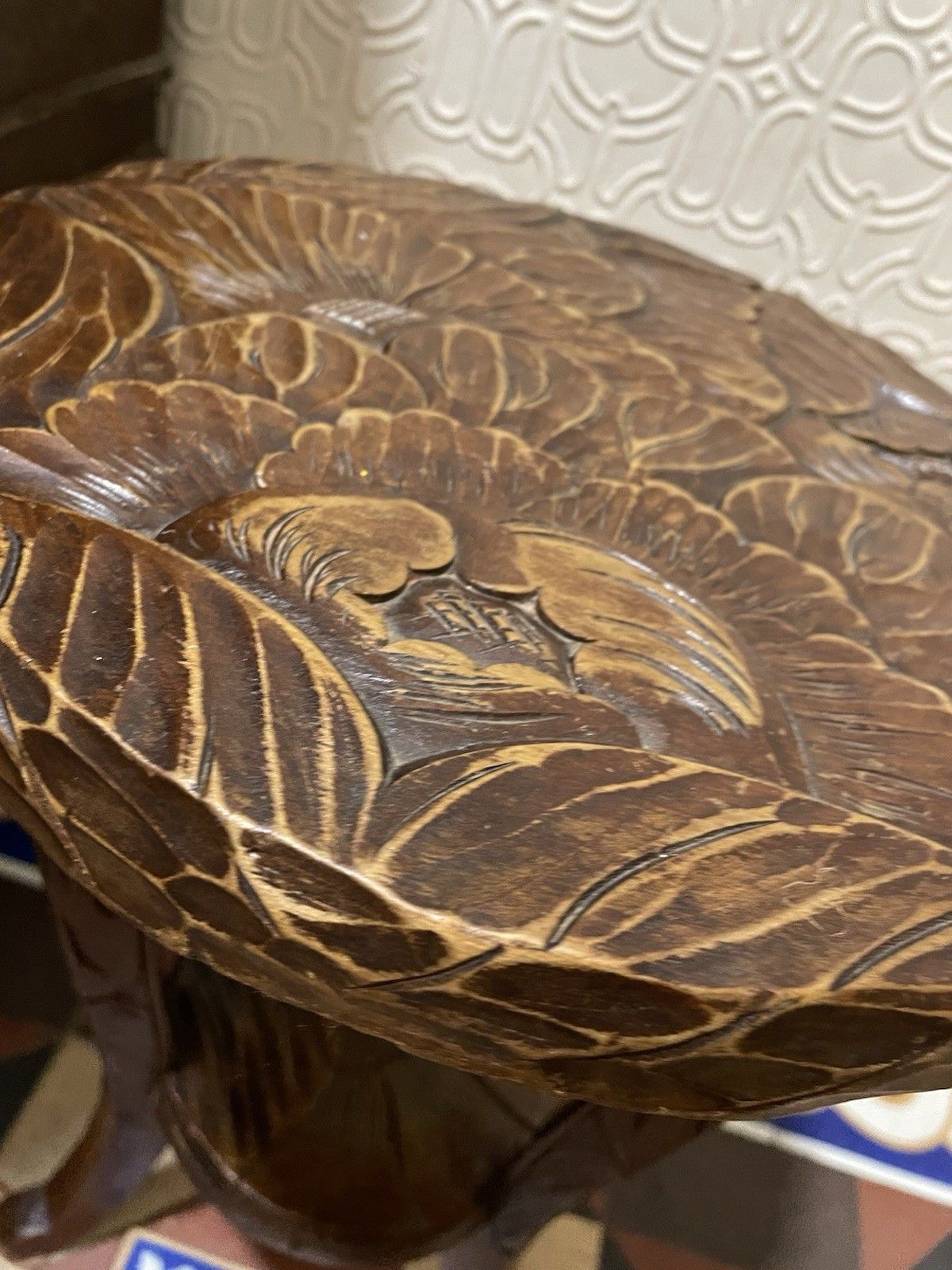 Furniture Antique Liberty London Carved Jardiniere Japanese Art Nouveau 1905 Plant Table photo