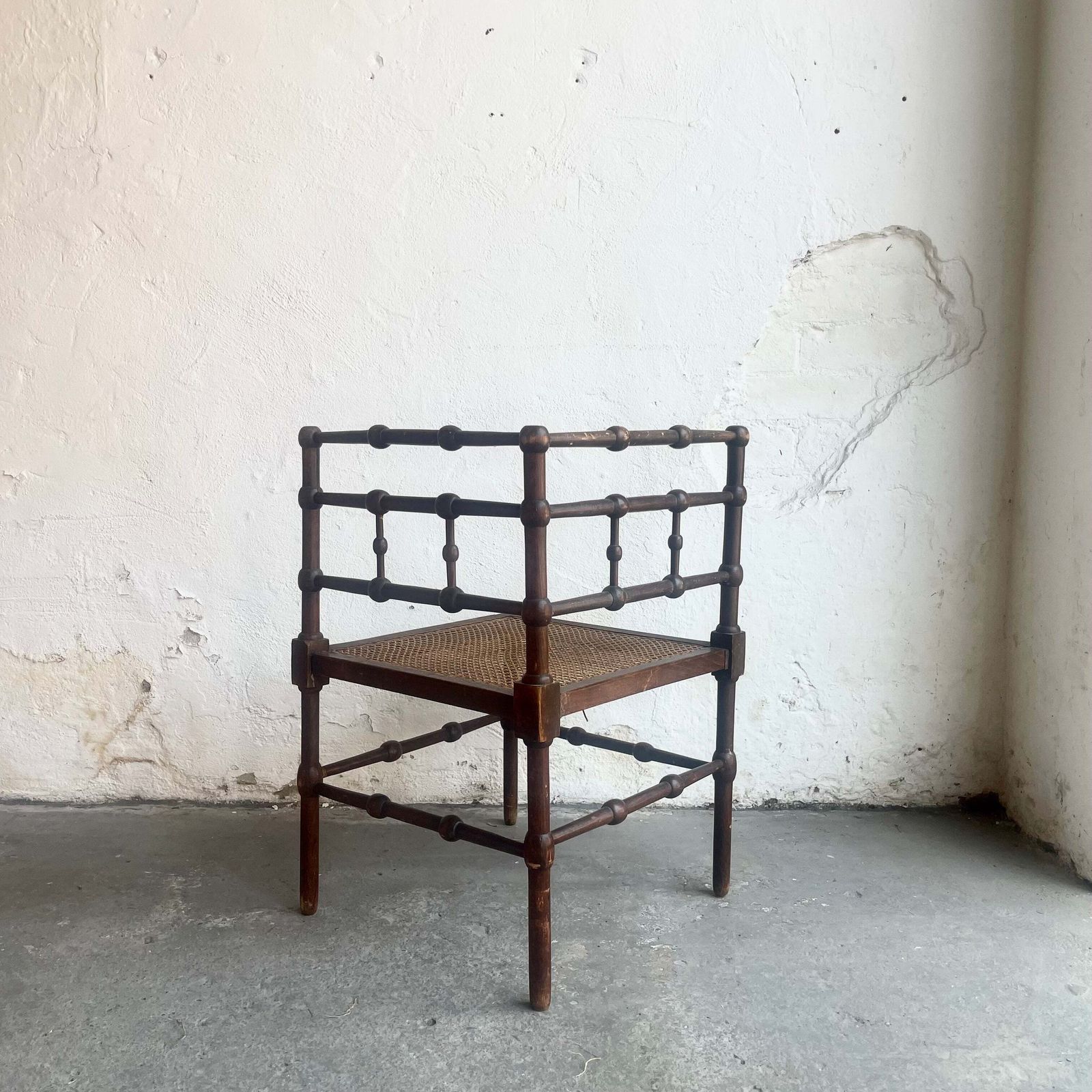 Antique French Bobbin Chair   #1564 photo Furniture