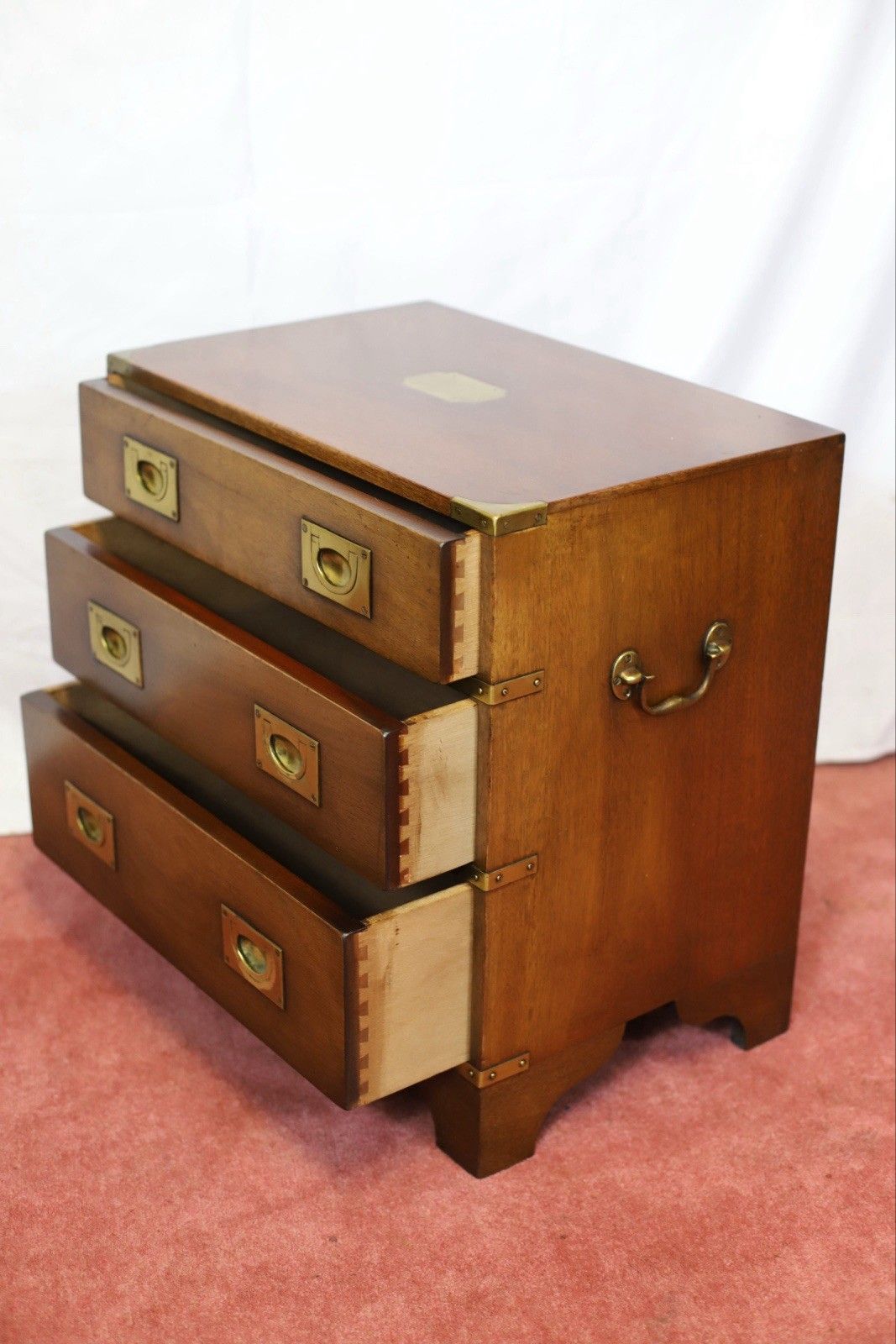 Harrods London Lovely Military Campaign Style Chest Of Drawers photo 795.0
