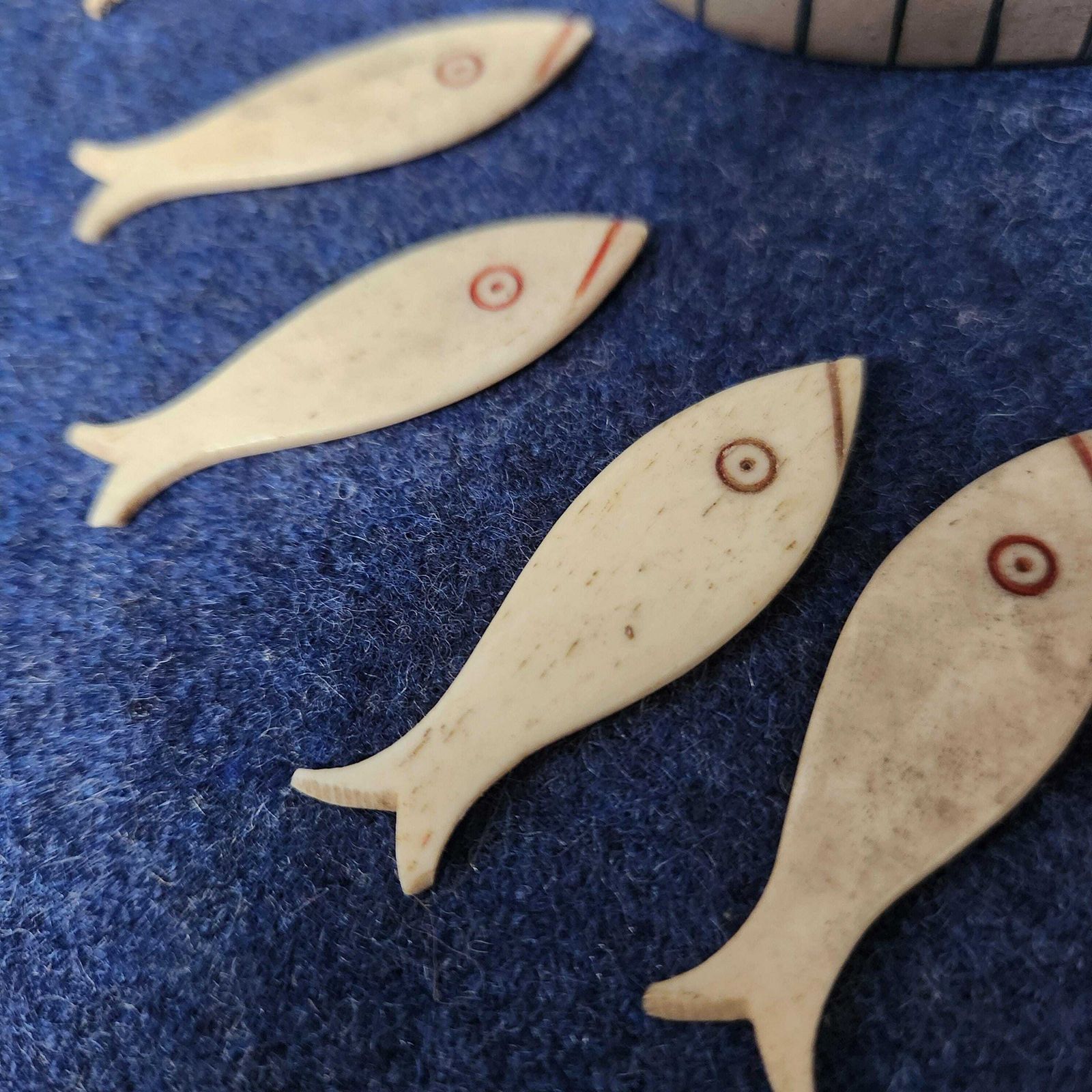 French/Anglo Pow Bone Gaming Counters Circa Late 18th/Early 19th C photo for sale