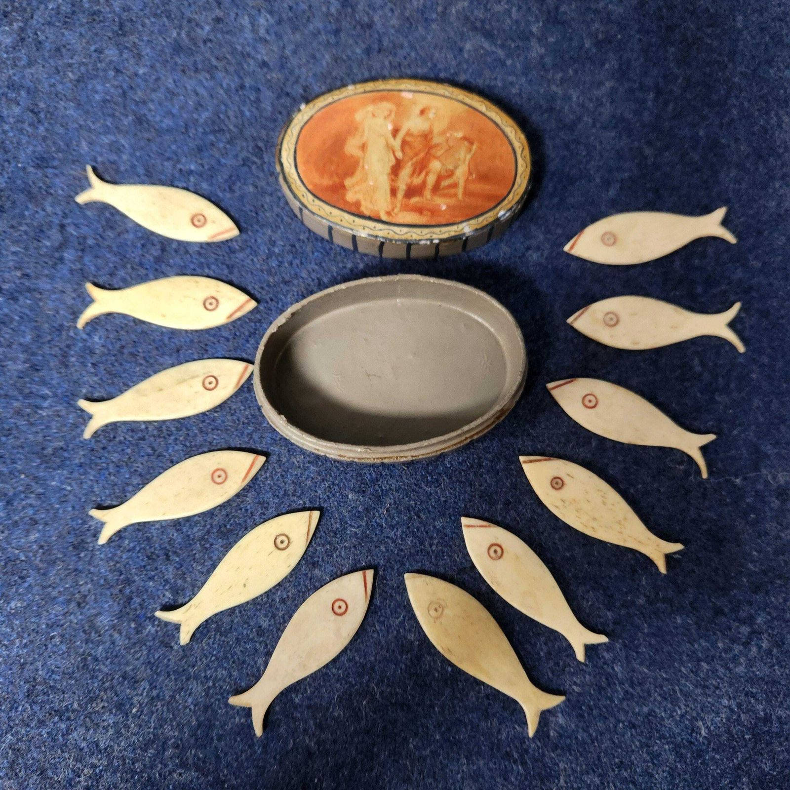 photo furniture French/Anglo Pow Bone Gaming Counters Circa Late 18th/Early 19th C