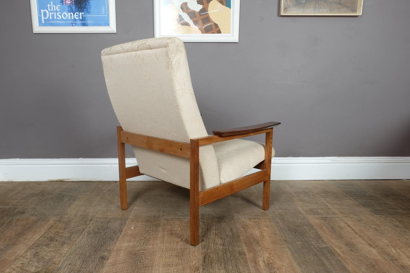 Vintage Retro Guy Rogers Mid Century Kyoto Arm Chair photo buy