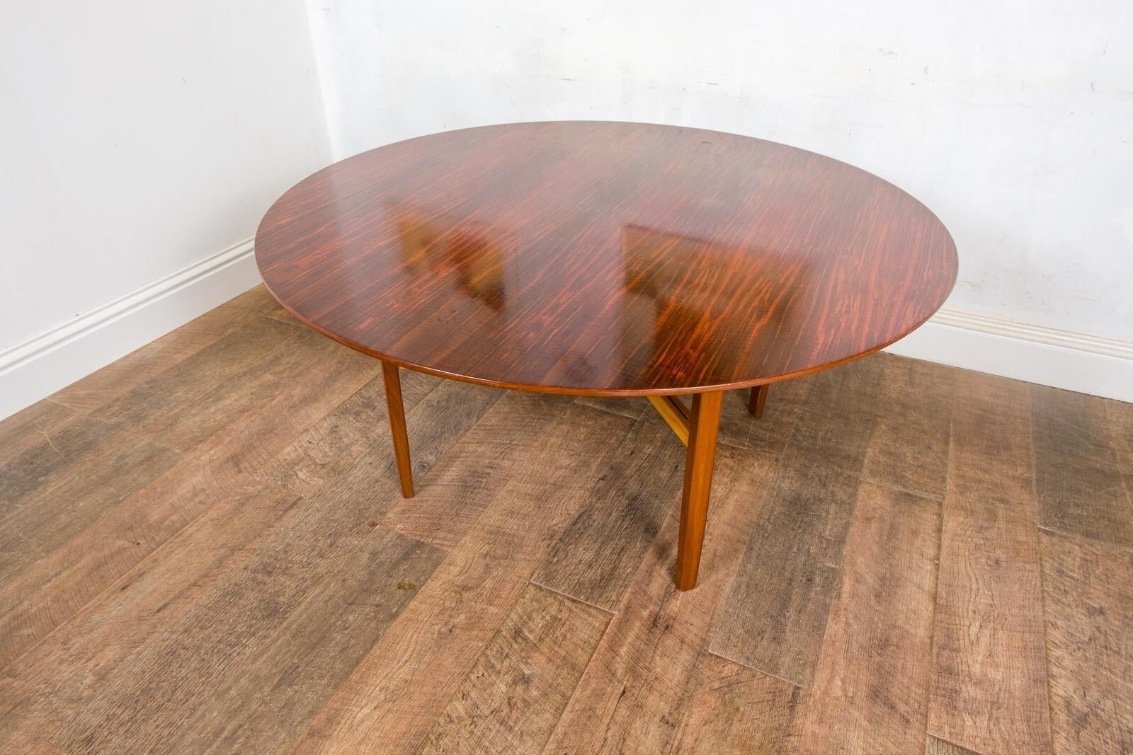 Vintage Low Conference Dining Table By Lewis Butler For Knoll International