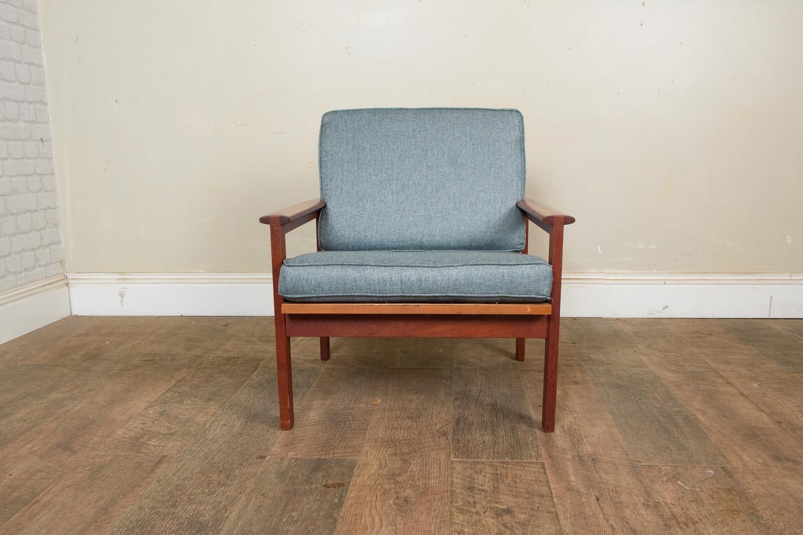 Vintagepair Of Danish Teak 'Capella' Lounge Chairs Armchairs By Illum Wikkelso photo 1100.0