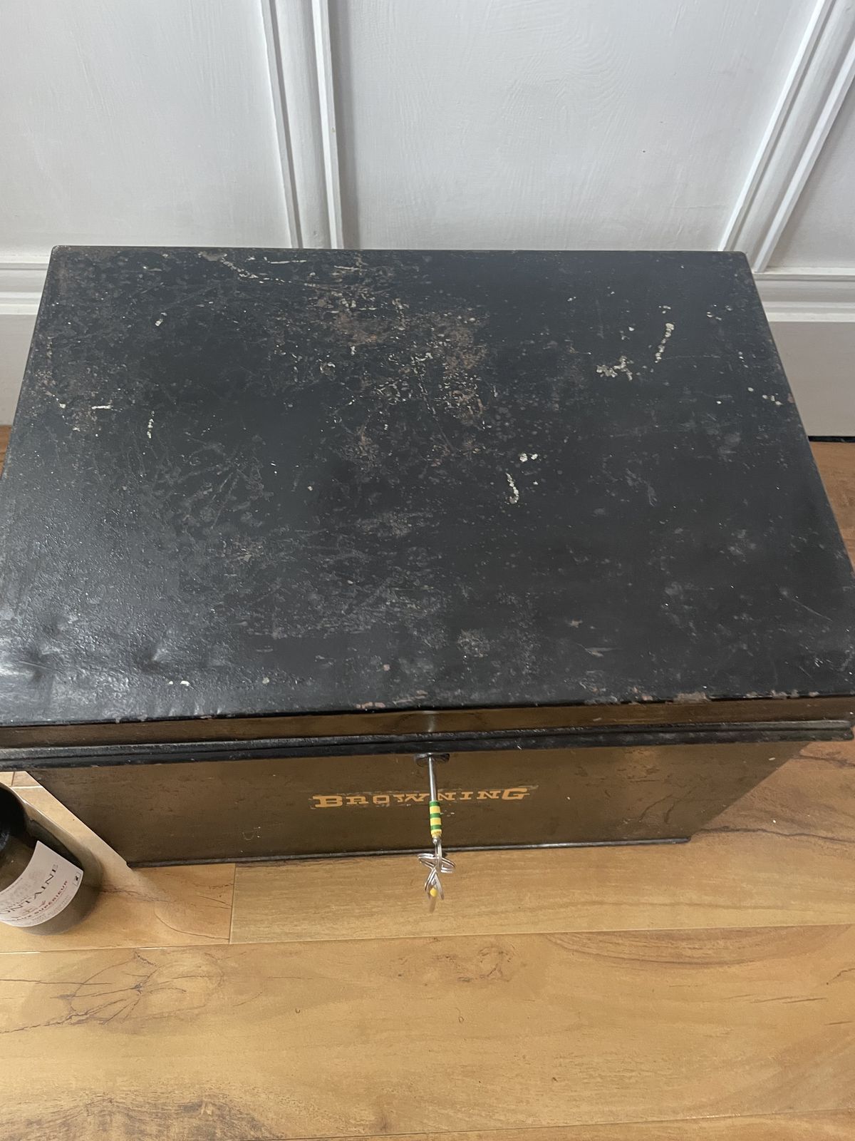 Solicitor Metal Deed Box With 2 Keys Milners Of Liverpool photo furniture