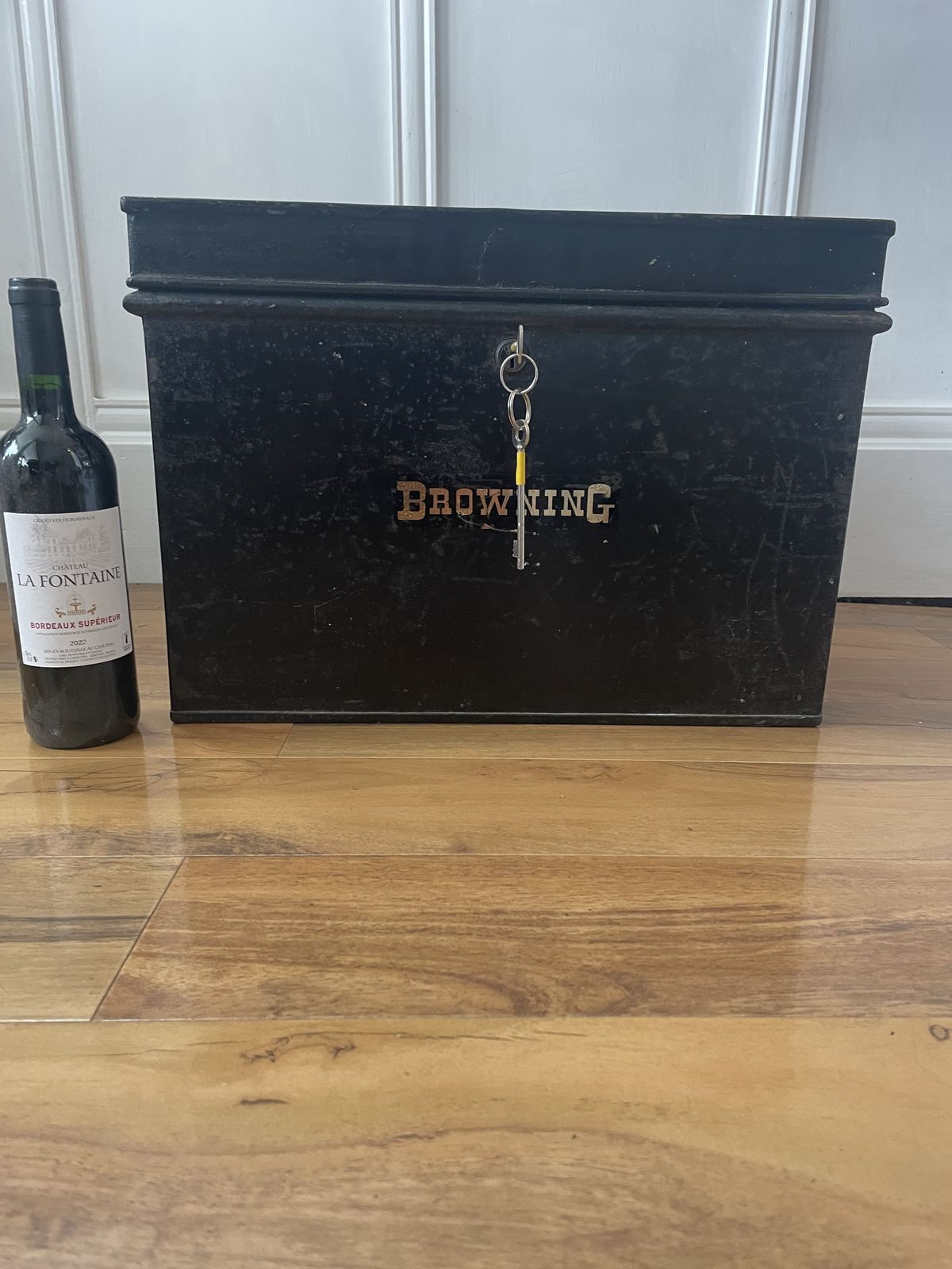 Solicitor Metal Deed Box With 2 Keys Milners Of Liverpool