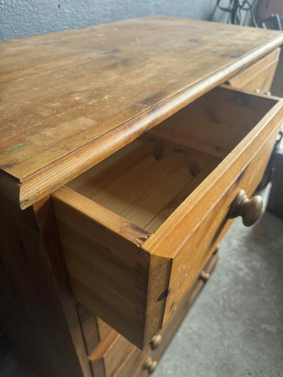 Quality Solid Pine Chest Of Drawers Ready To Upcycle In Fusion Paint photo furniture