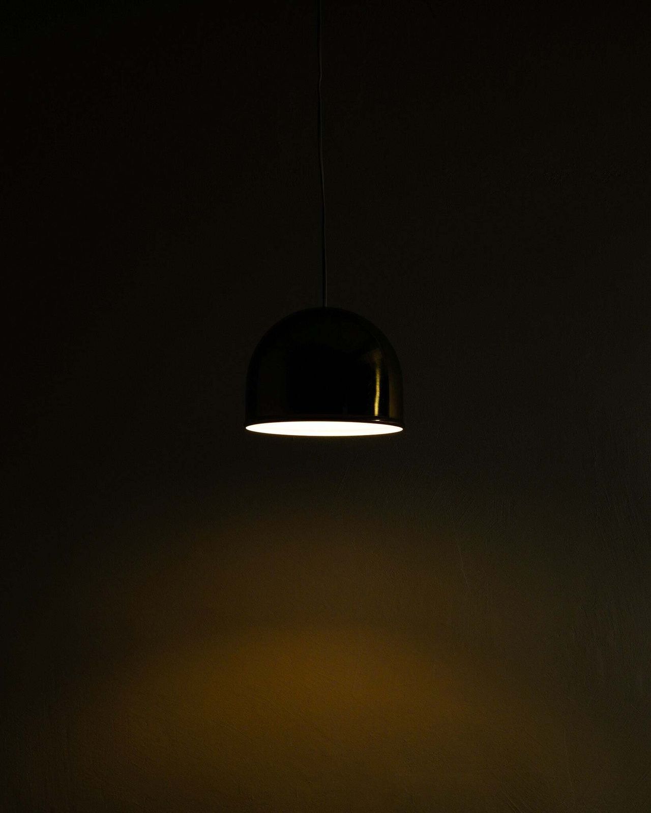Pair Of Swedish Mid Century Brass Ceiling Lamp Pendants By Eje Ahlgren & Bergboms, 1960s photo Lighting
