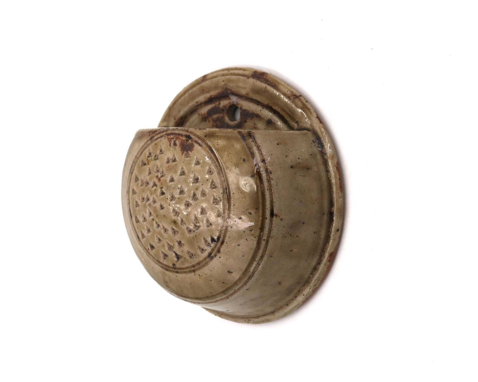 Frans Steengoed Keramiek Wandvaasje Uit La Borne, Jaren 1960 / Keramiek, Farmhouse, Country, Rustieke Keuken, Wabi Sabi photo Woonaccessoires