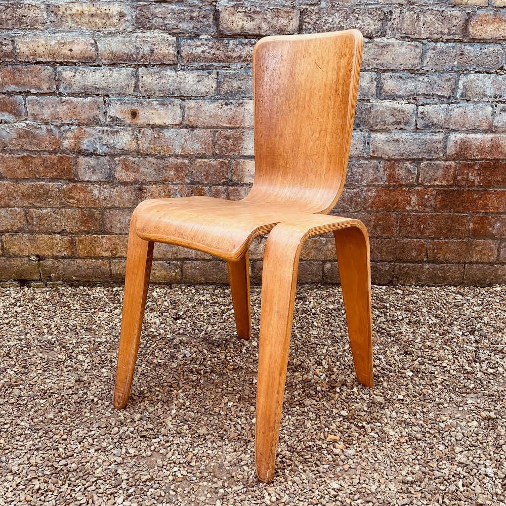 Rare Bentply Bambi Chair Designed By Han Pieck For Morris & Co Glasgow 1946 photo for sale
