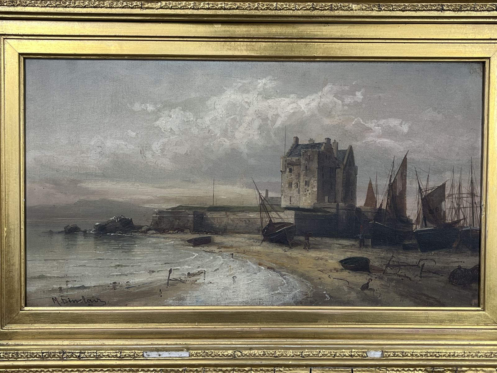 Max Sinclair (1861   1931) Broughty Castle, Dundee, 19th Century photo Art