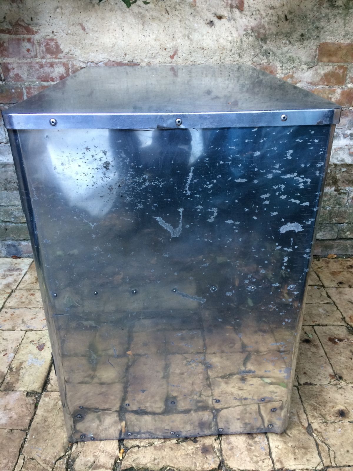 Vintage 1950s Metal Cupboard, Aluminium photo vinterior