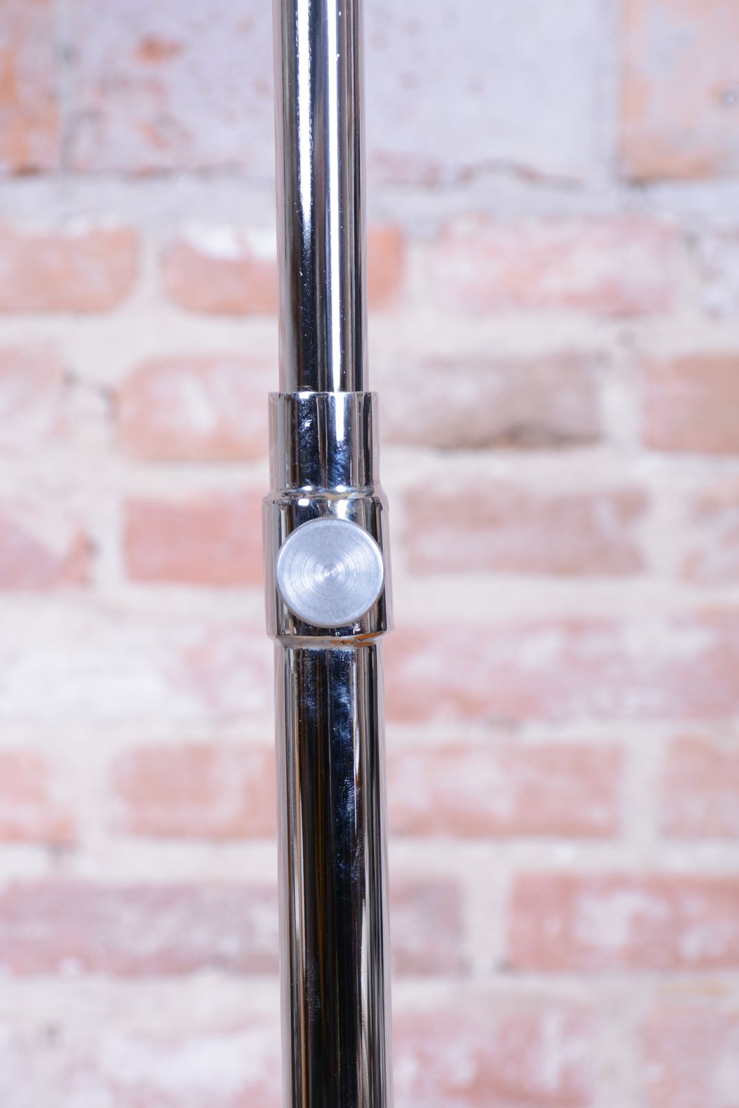 photo vinterior Restored Bauhaus Floor Lamp, By Robert Slezak, Oak, Chrome, Glass, Czech, 1930s