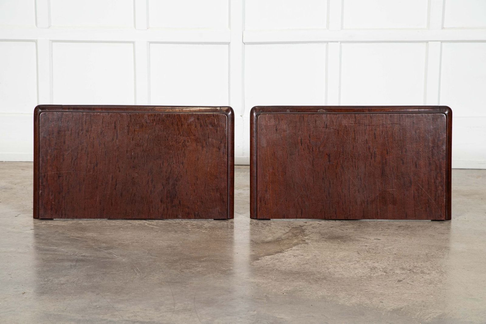 Pair English 19thc Mahogany Lion Paw Console Tables photo vinterior