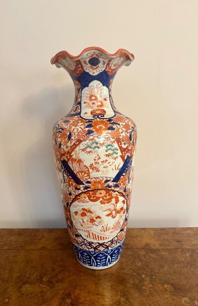 Outstanding Quality Large Antique Japanese Imari Floor Standing Vase photo buy