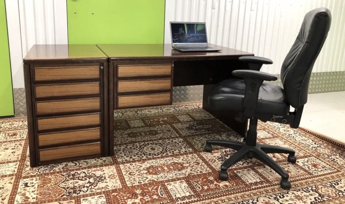 Stunning Sven Dyrlund Mid Century Executive Danish Rosewood Desk photo Furniture