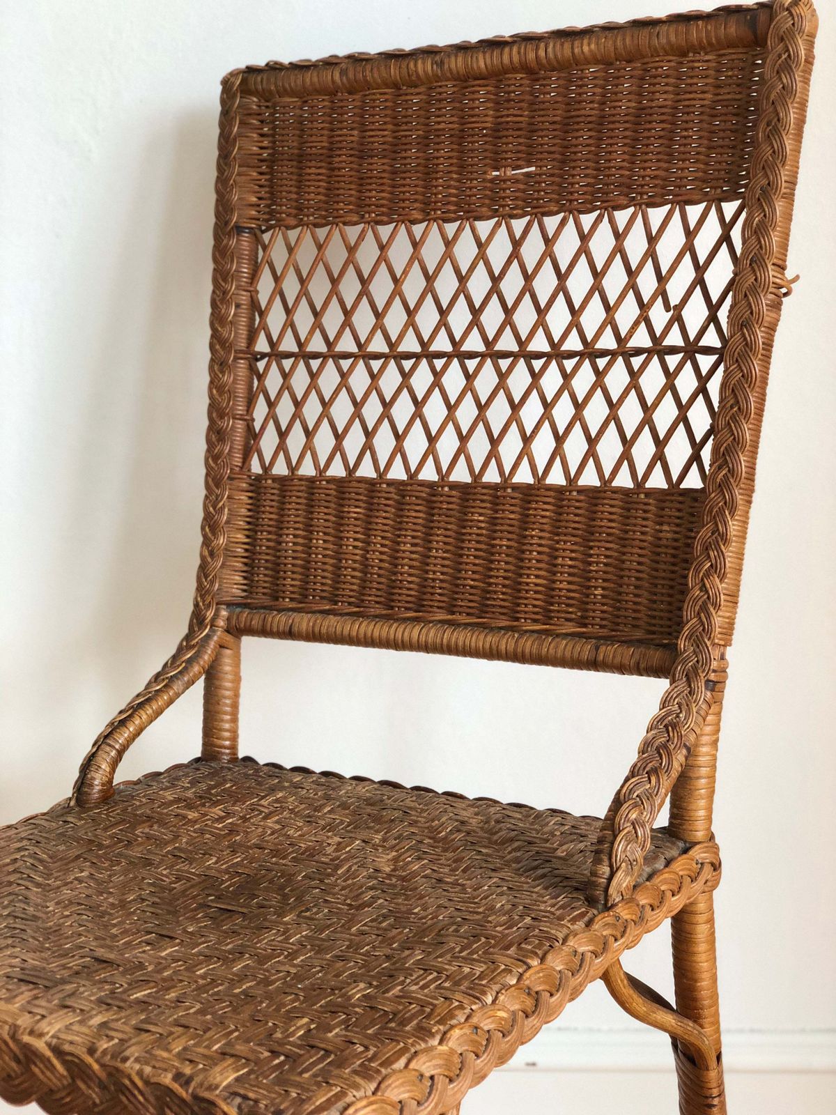 Vintage Rattan Chair By R. Wengler, Copenhagen photo furniture