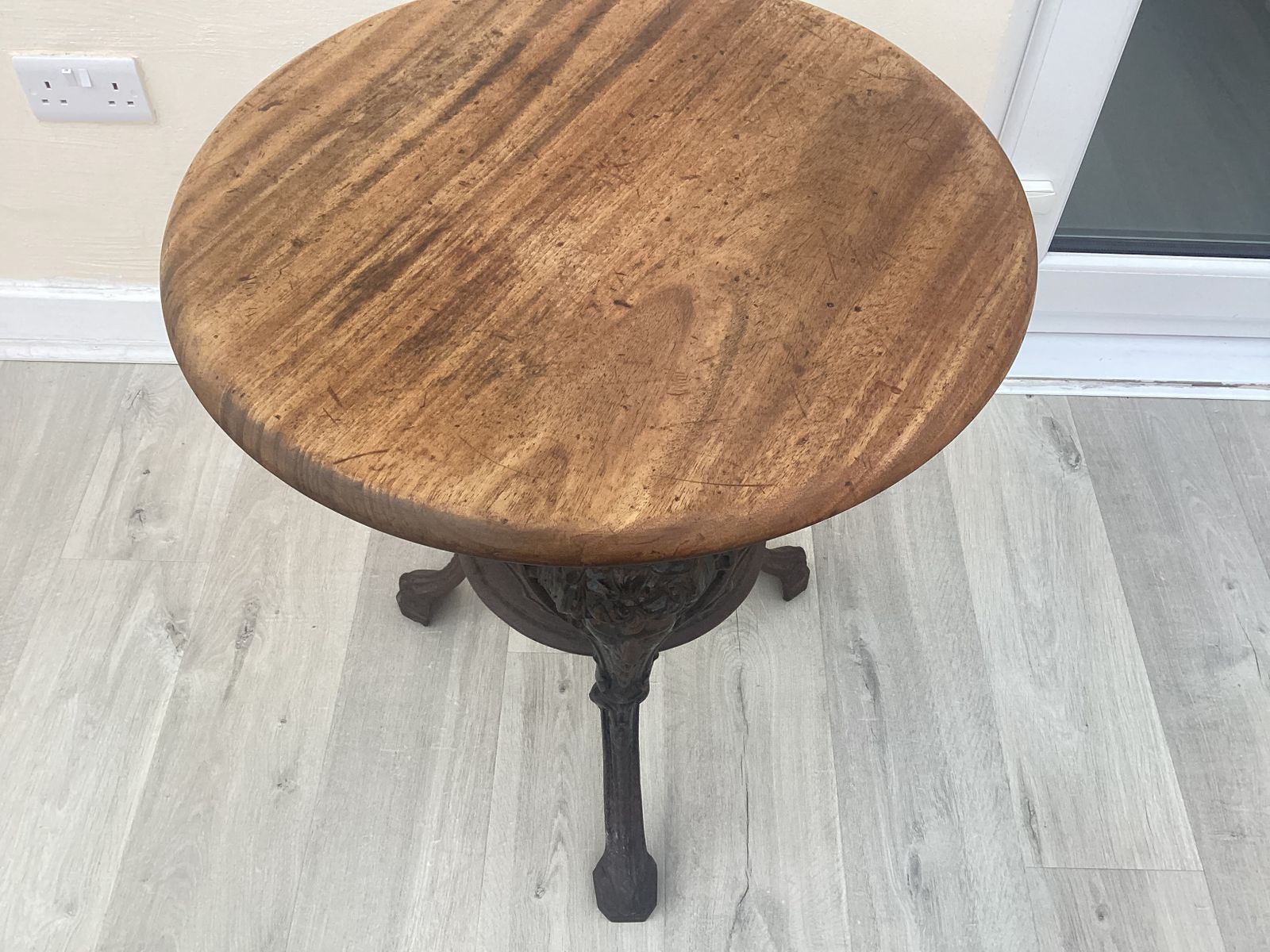 Victorian Cast Iron Table, Early 20th Century