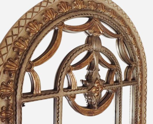 Huge Ornate Baroque Style Wall Mirror 6ft High X 4ft Wide X 3inches Deep photo for sale