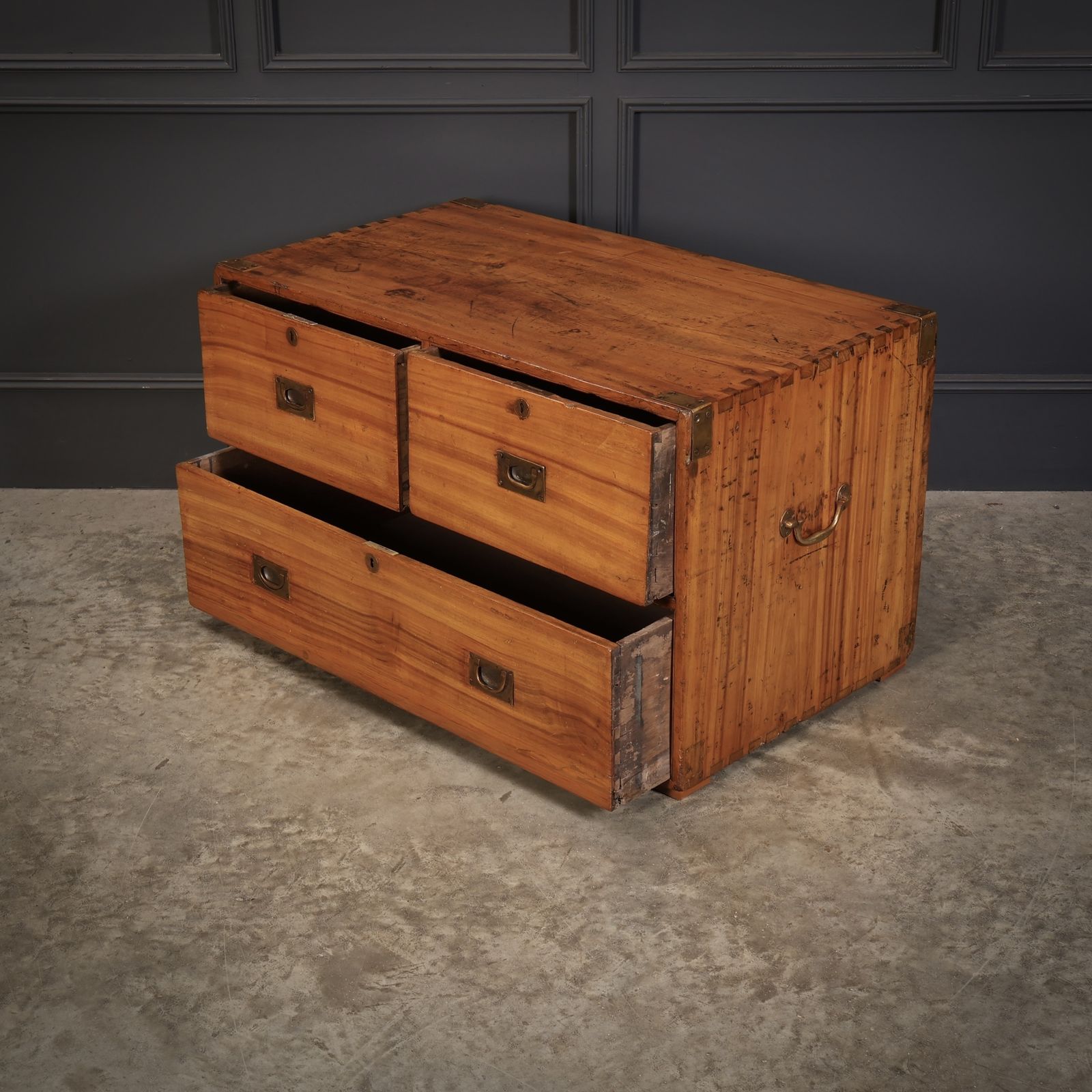 Camphor Wood Campaign Chest Coffee Table photo for sale