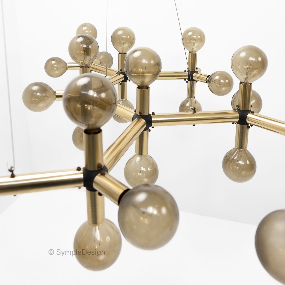 Atomic Ceiling Lamp By Haussmann For Swisslamps International, 1960s photo 11000.0