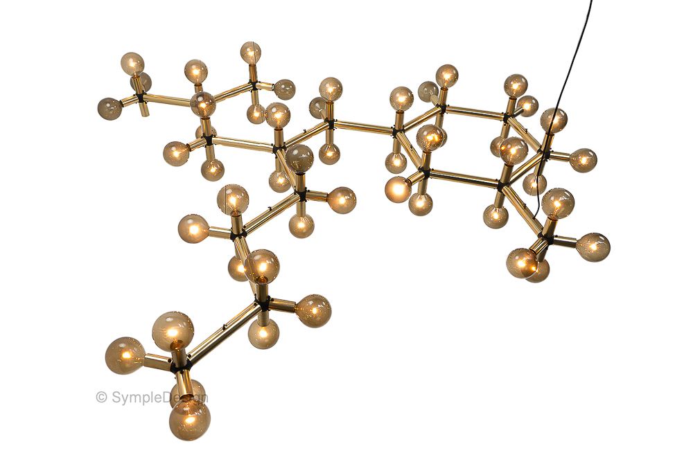 Atomic Ceiling Lamp By Haussmann For Swisslamps International, 1960s photo buy