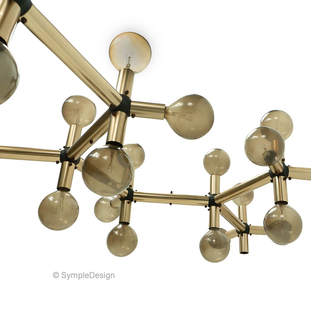 photo buy Atomic Ceiling Lamp By Haussmann For Swisslamps International, 1960s
