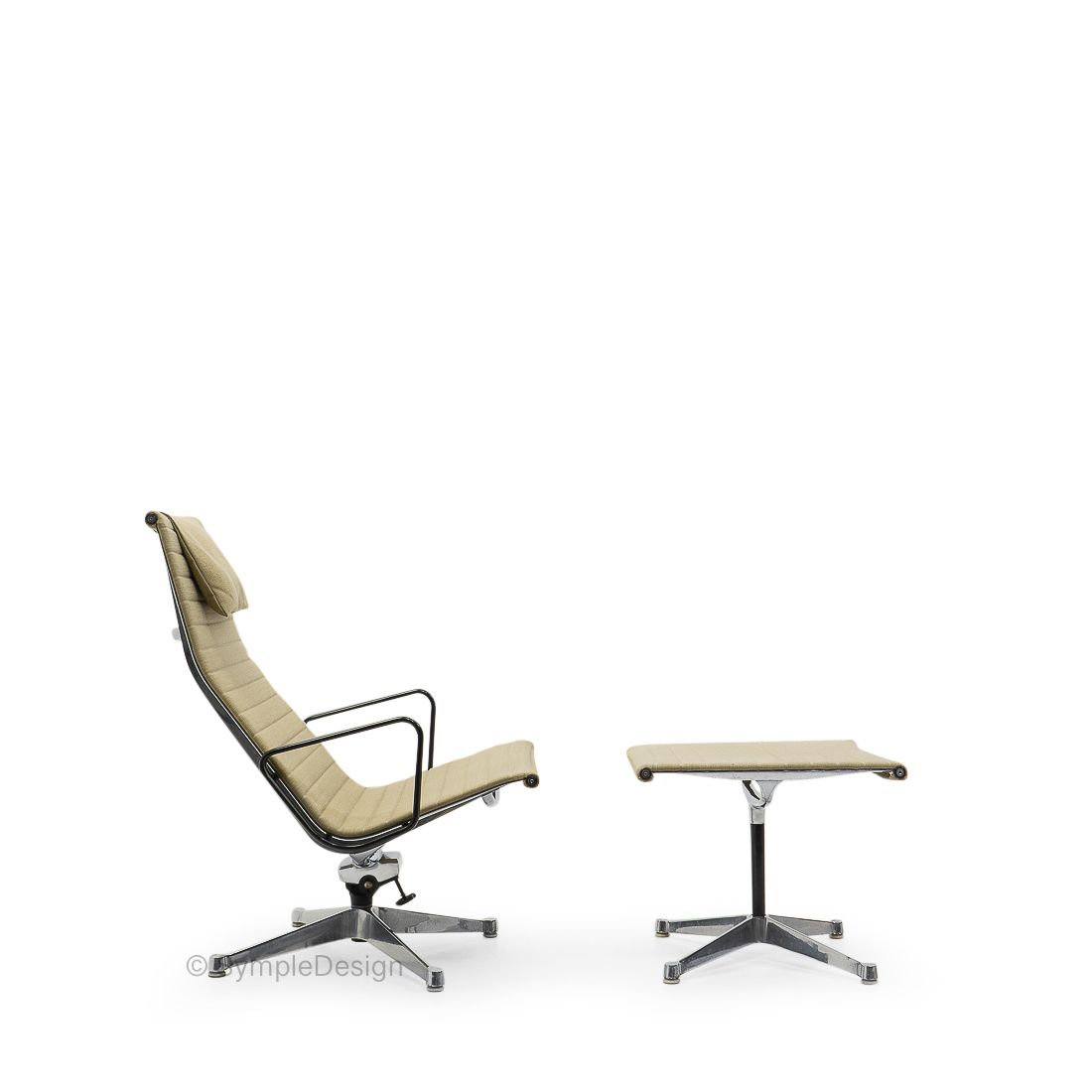 Eames Alu Group Lounge Set By Herman Miller, 1970s photo for sale