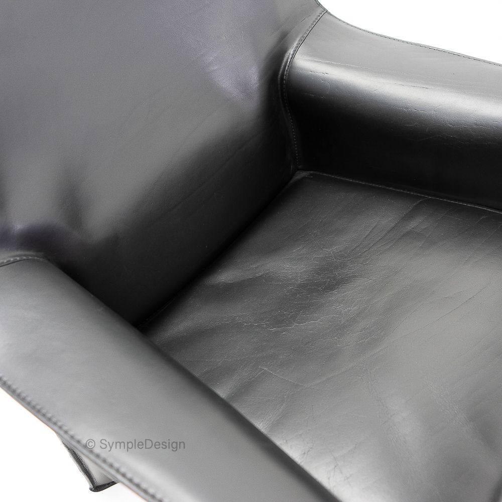 photo for sale Cab 414 Armchairs By Mario Bellini For Cassina, Set Of 2