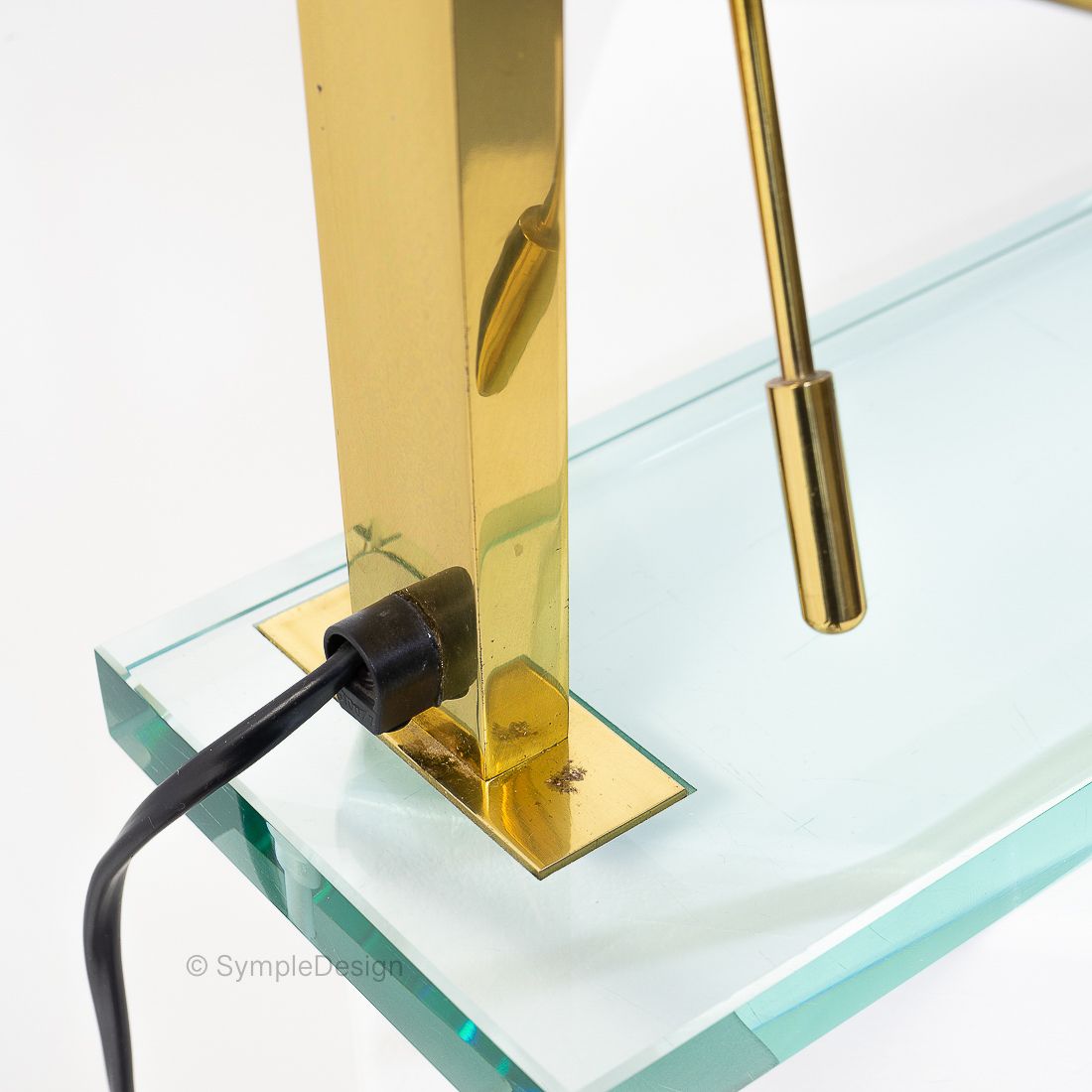 Table Lamp By Pietro Chiesa For Fontana Arte, 1970s photo vintage