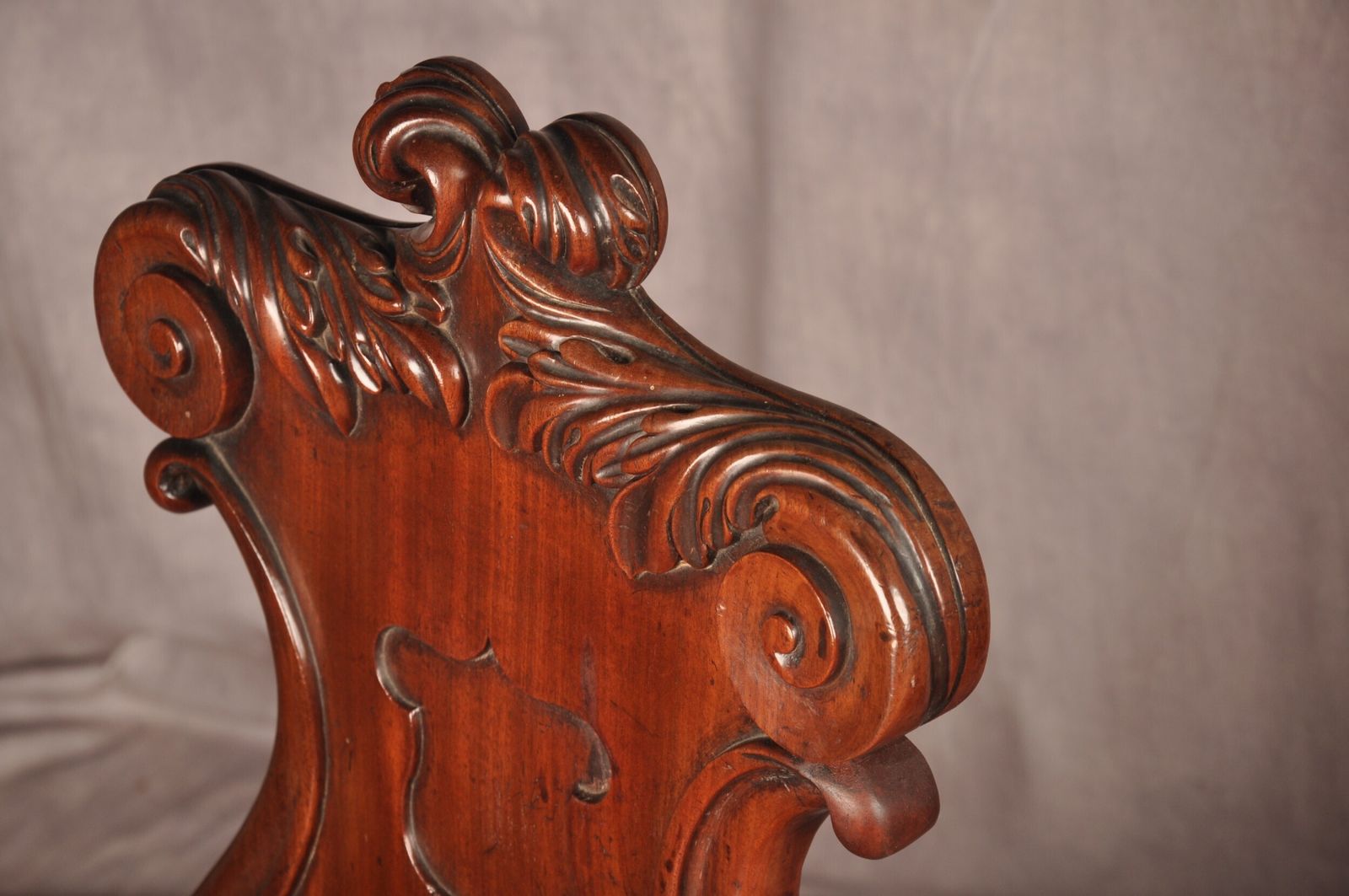 Fine Pair Of Regency Mahogany Hall Chairs photo 1100.0
