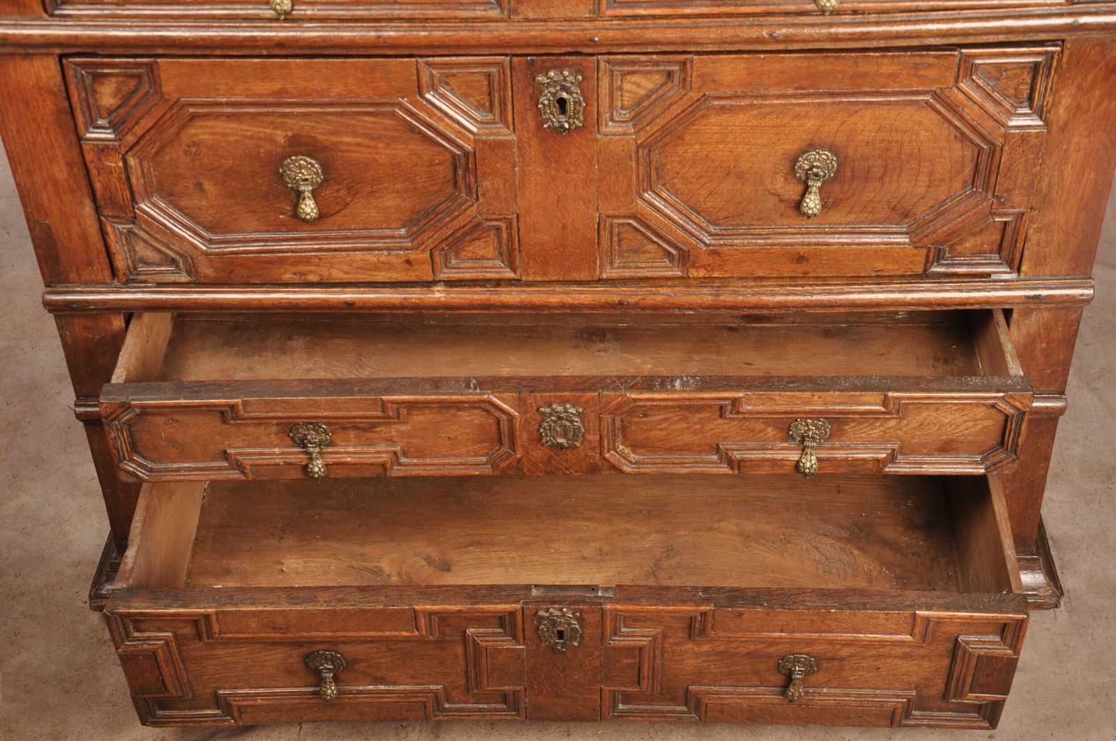 photo for sale A Rare Charles II Oak Chest Of Drawers