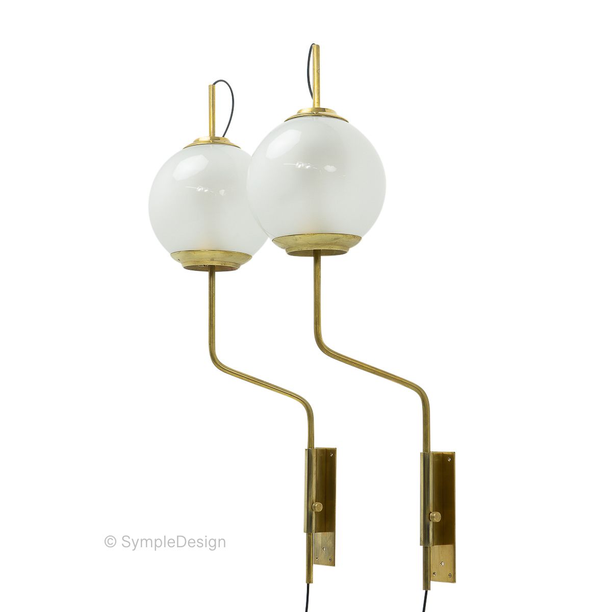 Lp 11 Pallone Sconces By Luigi Caccia Dominioni For Azucena, 1970s photo for sale