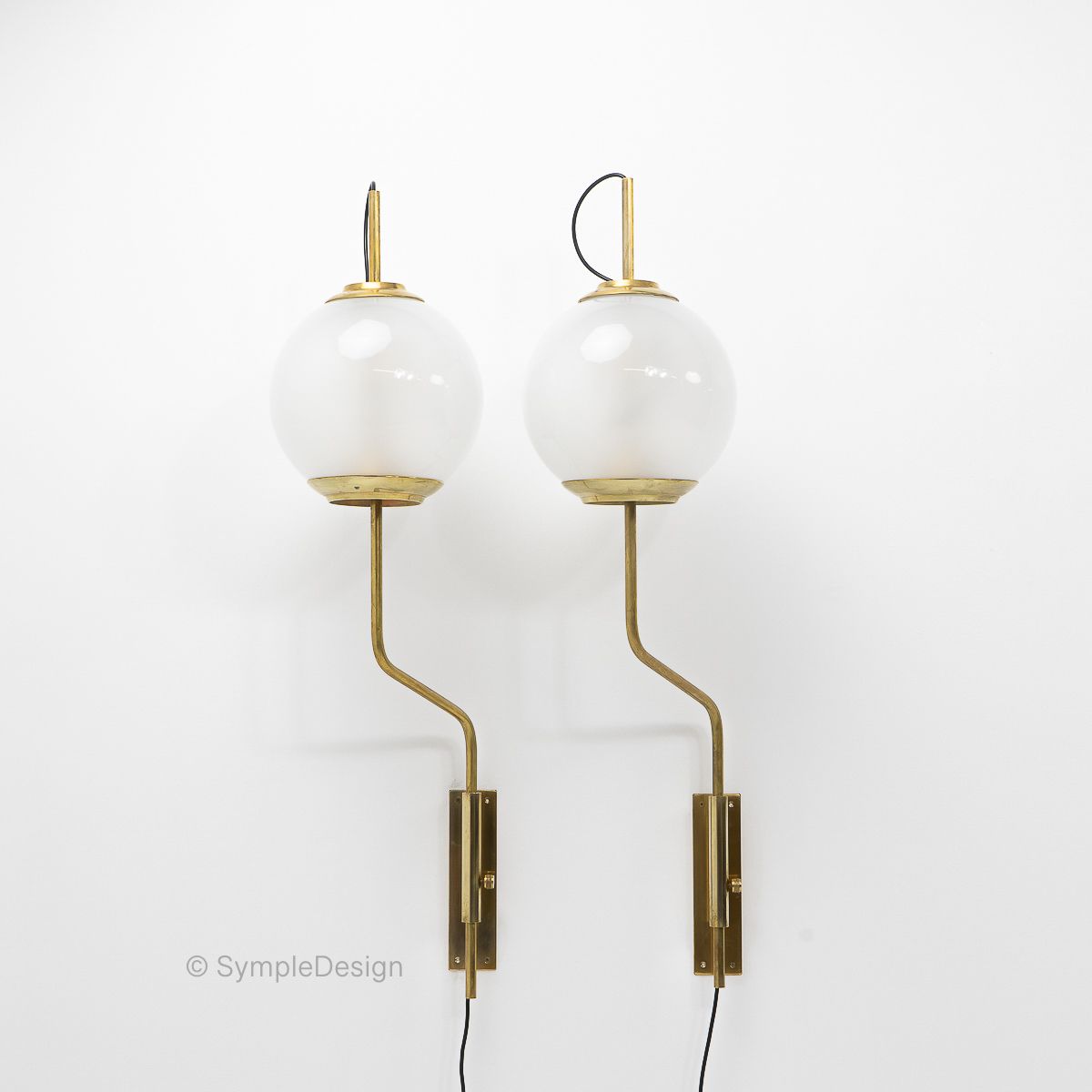 Lp 11 Pallone Sconces By Luigi Caccia Dominioni For Azucena, 1970s photo vintage