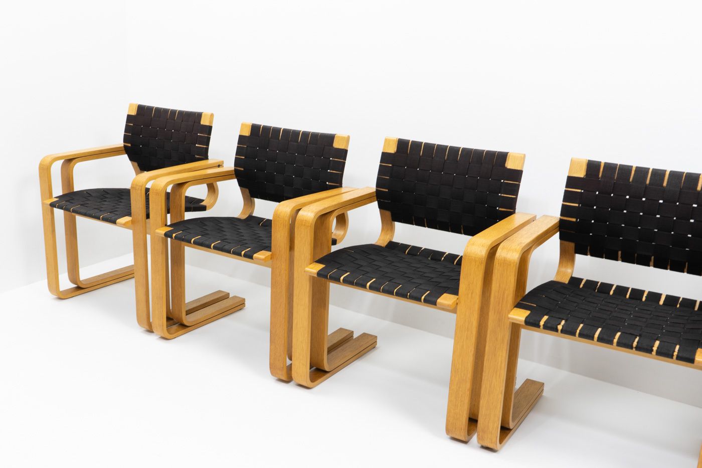 Thygesen & Olesen – 5331 Armchair, Set Of Six, 1980s photo vinterior