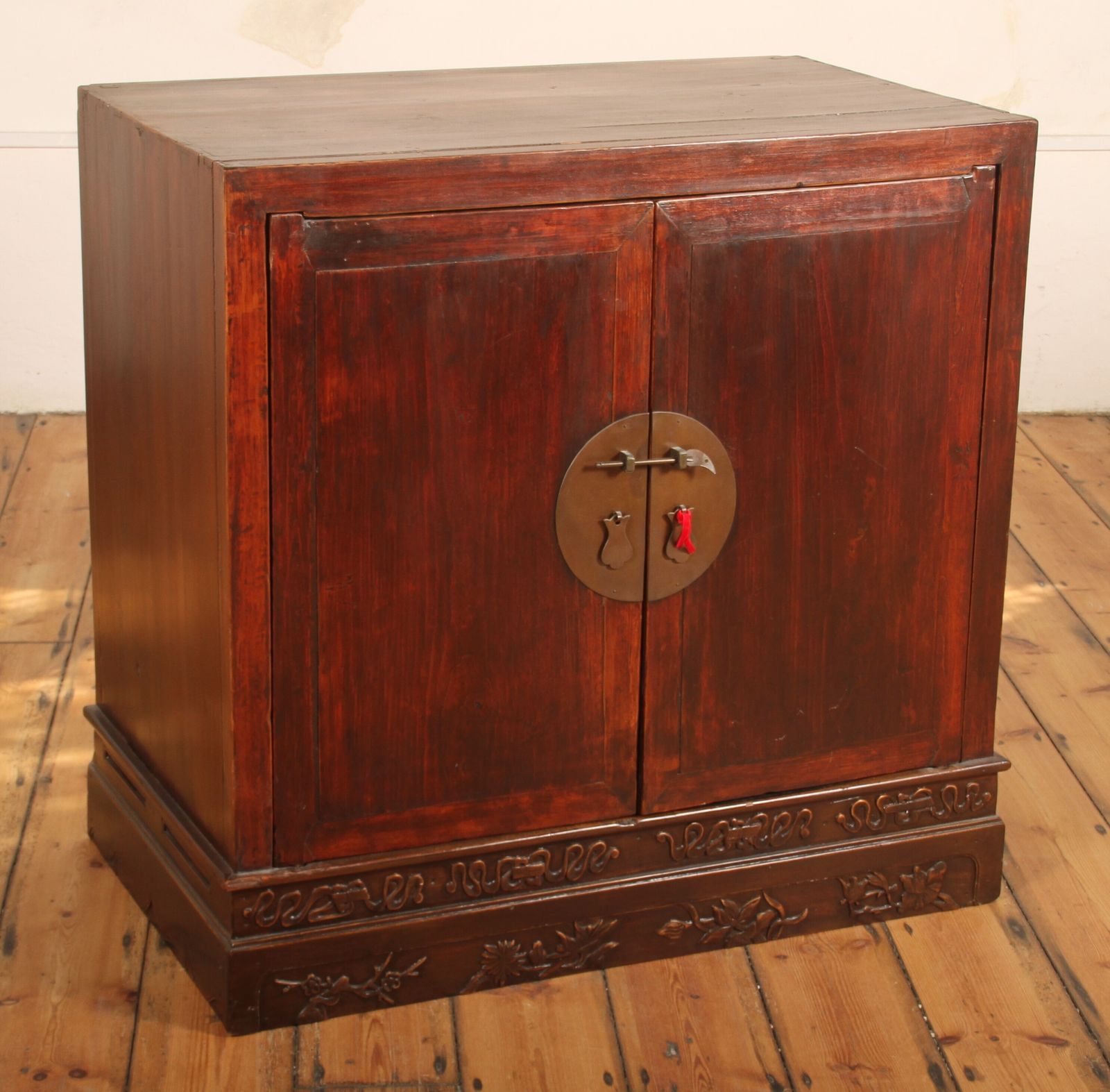 Early 19th Century Chinese Export Shandong 2 Seasons Cabinet
