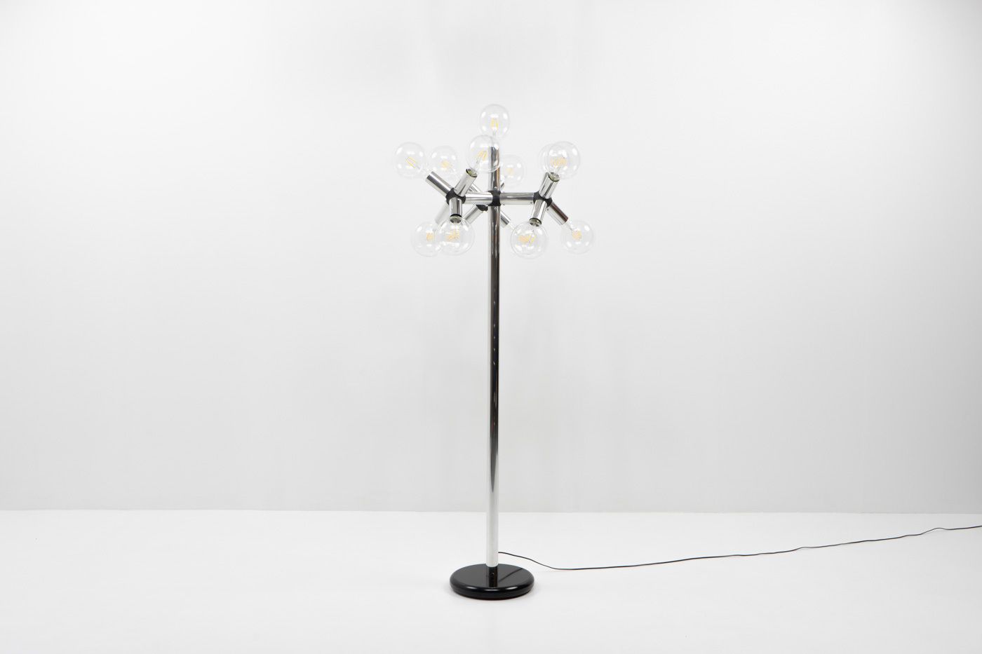 Atomic Floorlamp By Haussmann For Swisslamps International, 1980s photo vinterior