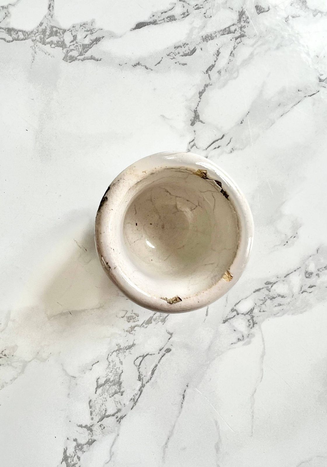 Ointment Pot French Antique Vf Little Ophthalmic Medicine Pottery Apothecary Majolica Glazed Pot Blue Lettering Veuve Farnier 18th Century photo Home Decor